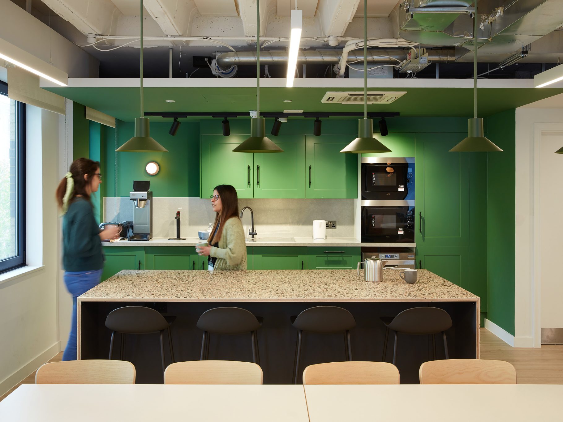 This was a great architectural interiors shoot for @rocktownsend of the @proctrust now college in South London. Trademark bold colours of RT looking great. Internal wall wall particians by @LondonWallGroup