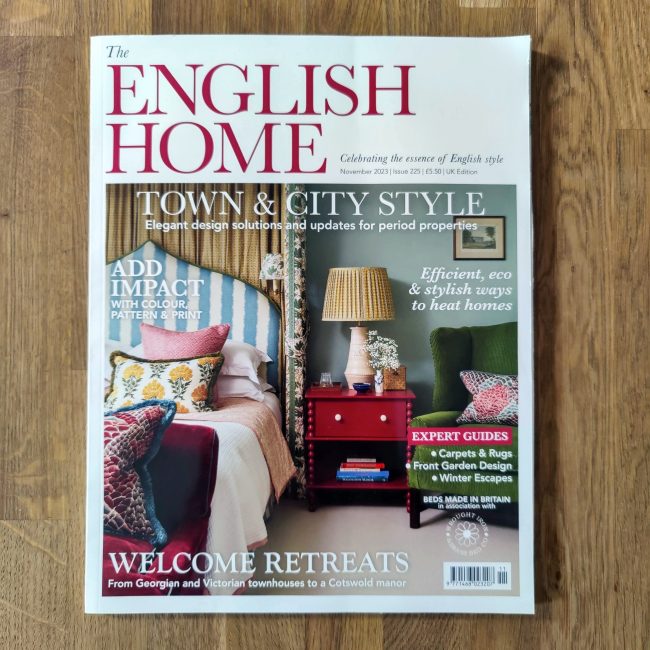 English Home magazine cover photo by Matt Clayton